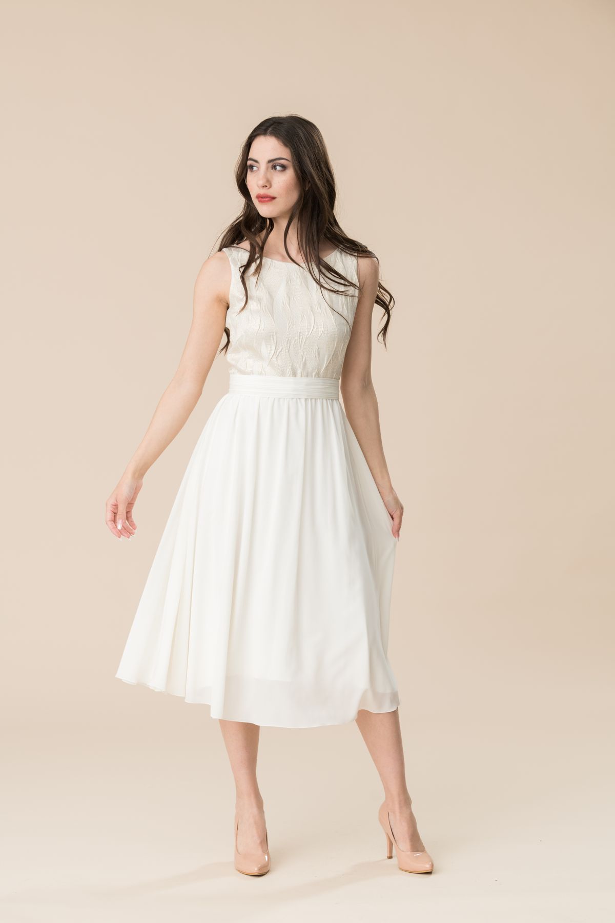Massgefertigtes Kleid aus dem Atelier Graf von Matt Zürich